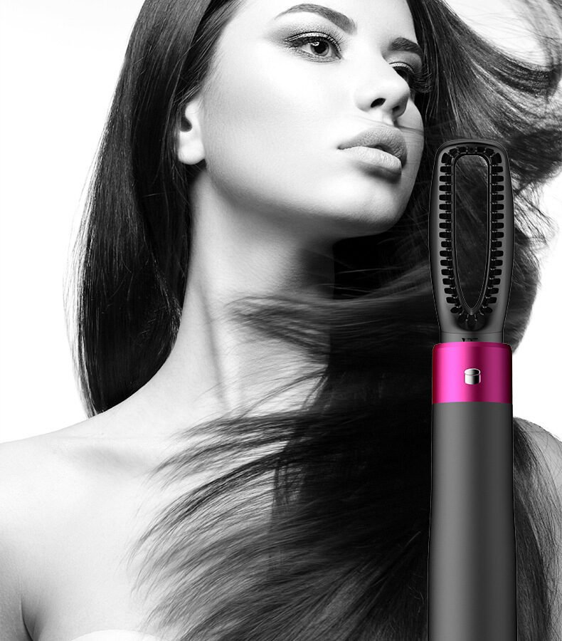 Professional 5 In 1 Hair Dryer Brush Dryer And Straightening Brush Electric Hair Styling Tool Automatic Hair Curler Beauty Supplies Gadgets